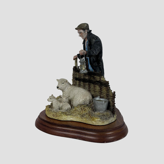 A Pair for the Royal Shepherd and Sheep Model Border Fine Arts
