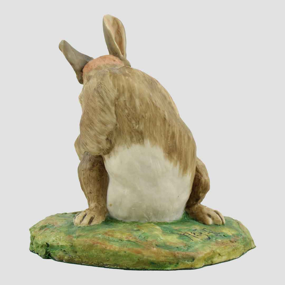 Rabbit Scratching Border Fine Arts