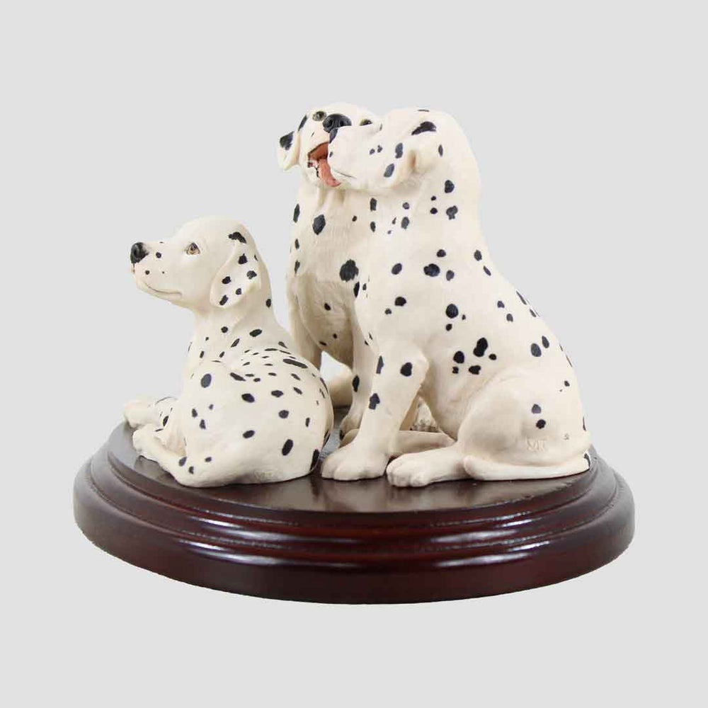 Three Dalmatians Border Fine Arts