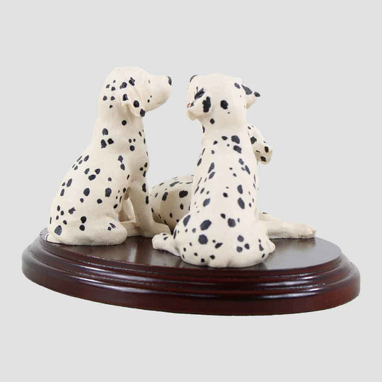 Three Dalmatians Border Fine Arts