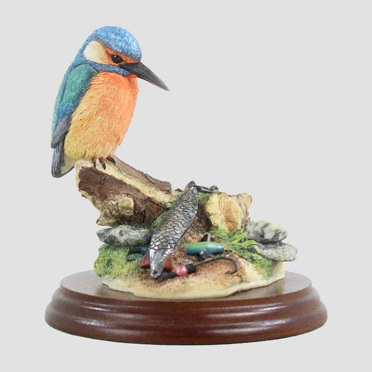 Kingfisher With Fishing Tackle Border Fine Arts