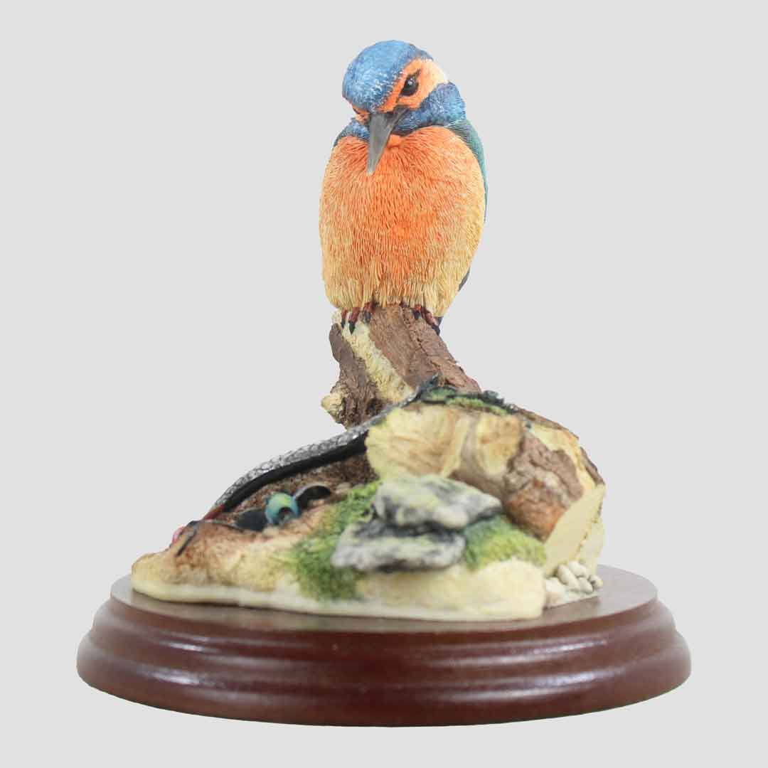 Kingfisher With Fishing Tackle Border Fine Arts