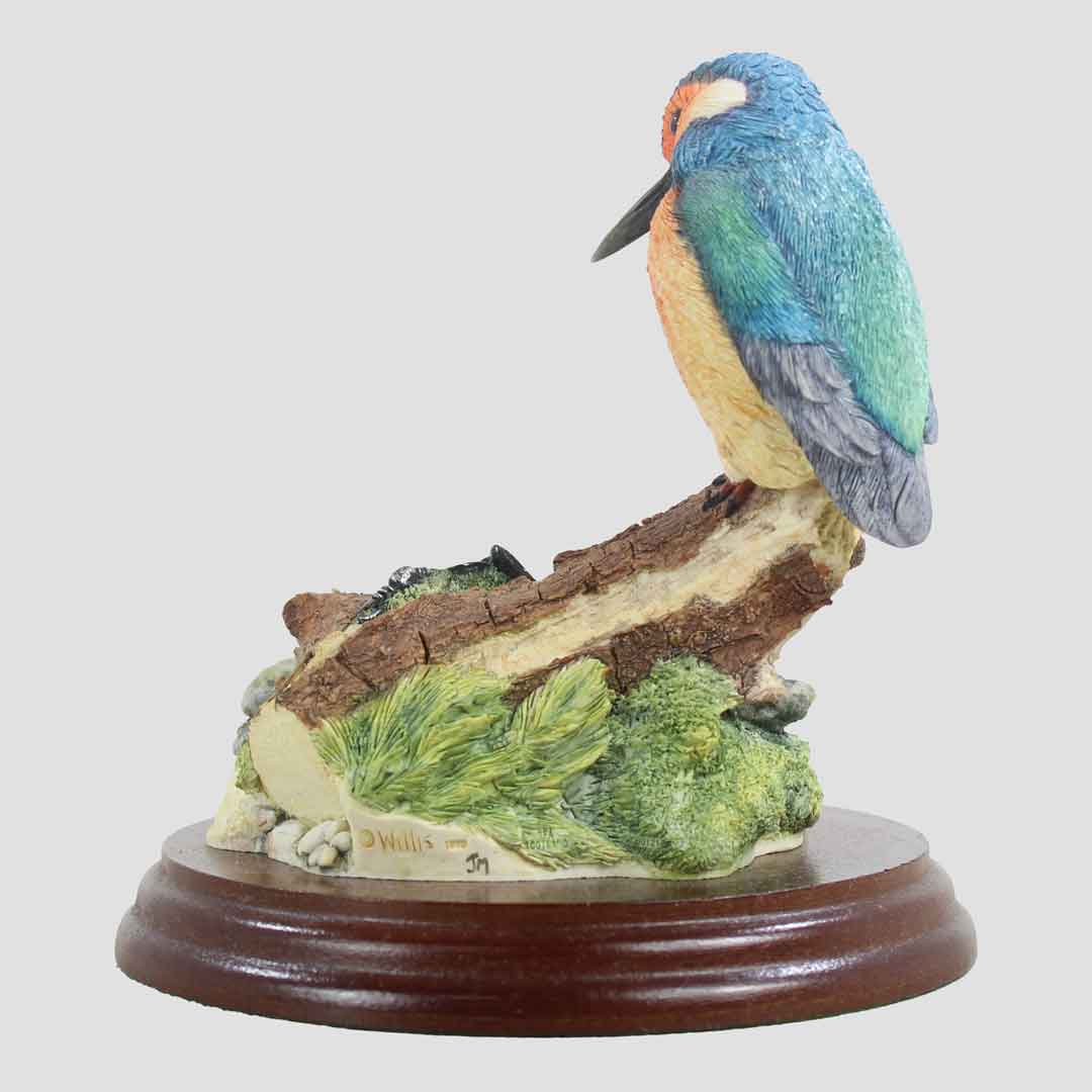 Kingfisher With Fishing Tackle Border Fine Arts