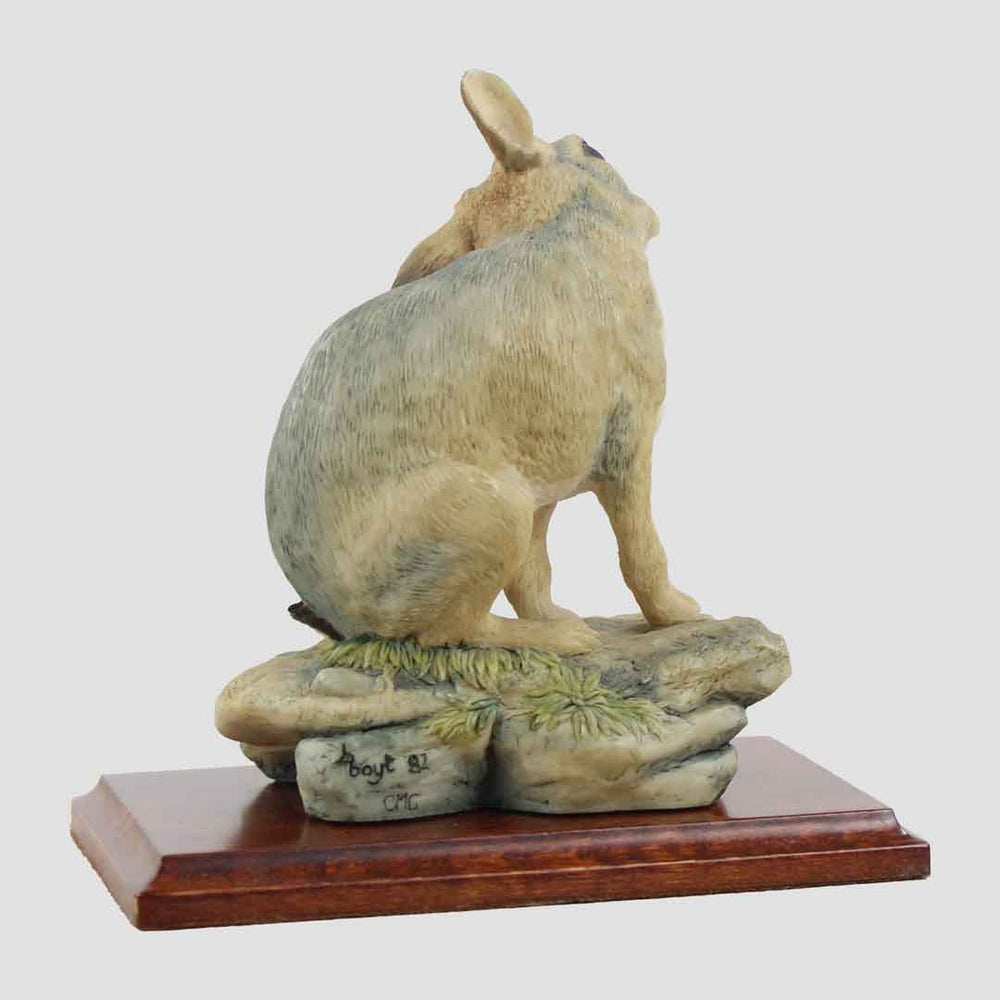 Plinth - Rabbit (Scratching Ear) Border Fine Arts