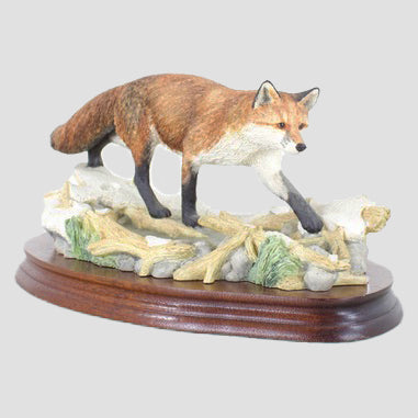 Keeping His Feet Dry Border Fine Arts Fox