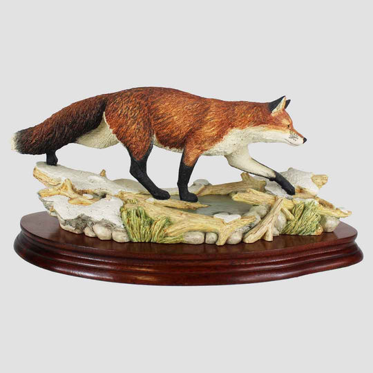 Keeping His Feet Dry Border Fine Arts Fox