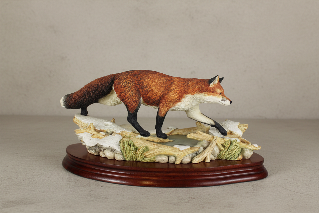 Keeping His Feet Dry Border Fine Arts Fox