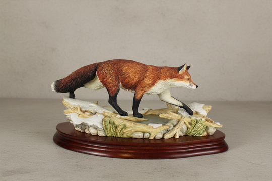 Keeping His Feet Dry Border Fine Arts Fox