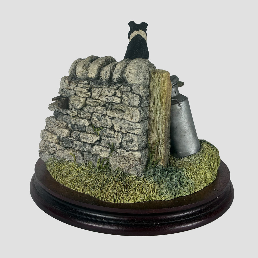 In from the shade Border Collie Model by Border Fine Arts