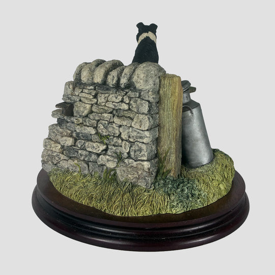 In from the shade Border Collie Model by Border Fine Arts