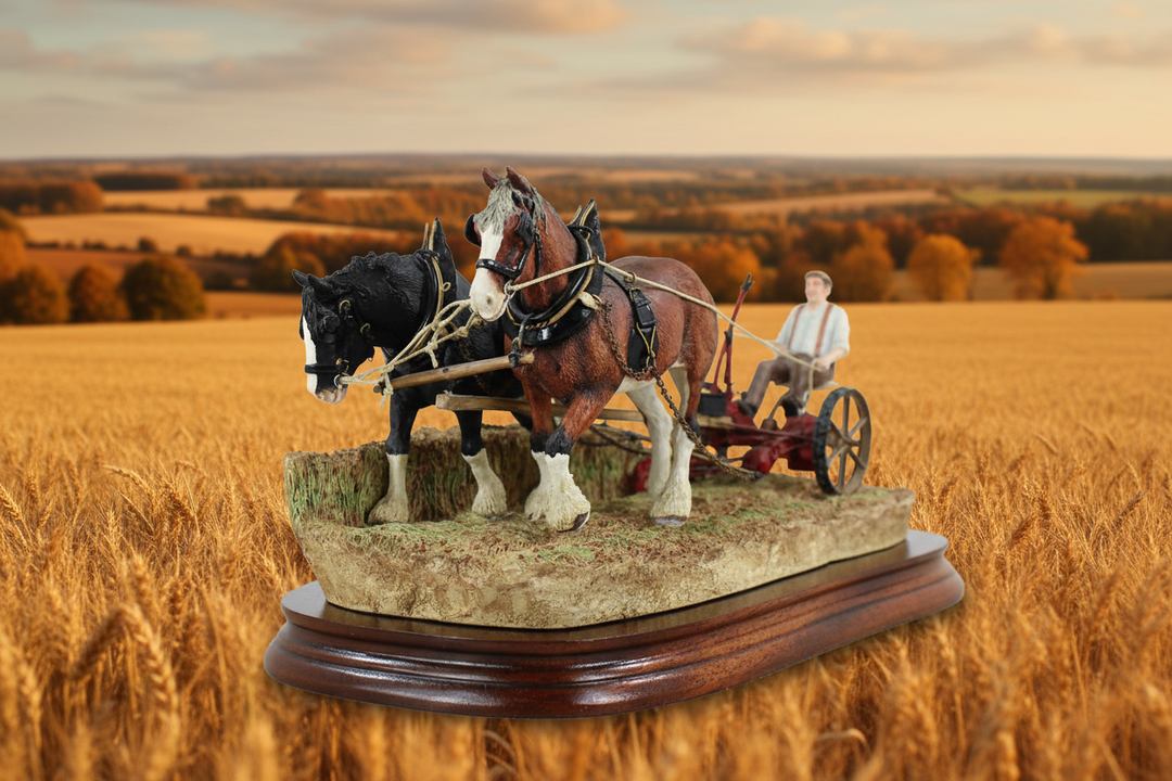 Hay Cutting Starts Today Border Fine Arts Horse