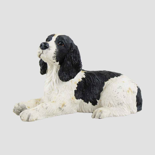 English Springer Spaniel Pup Lying Border Fine Arts