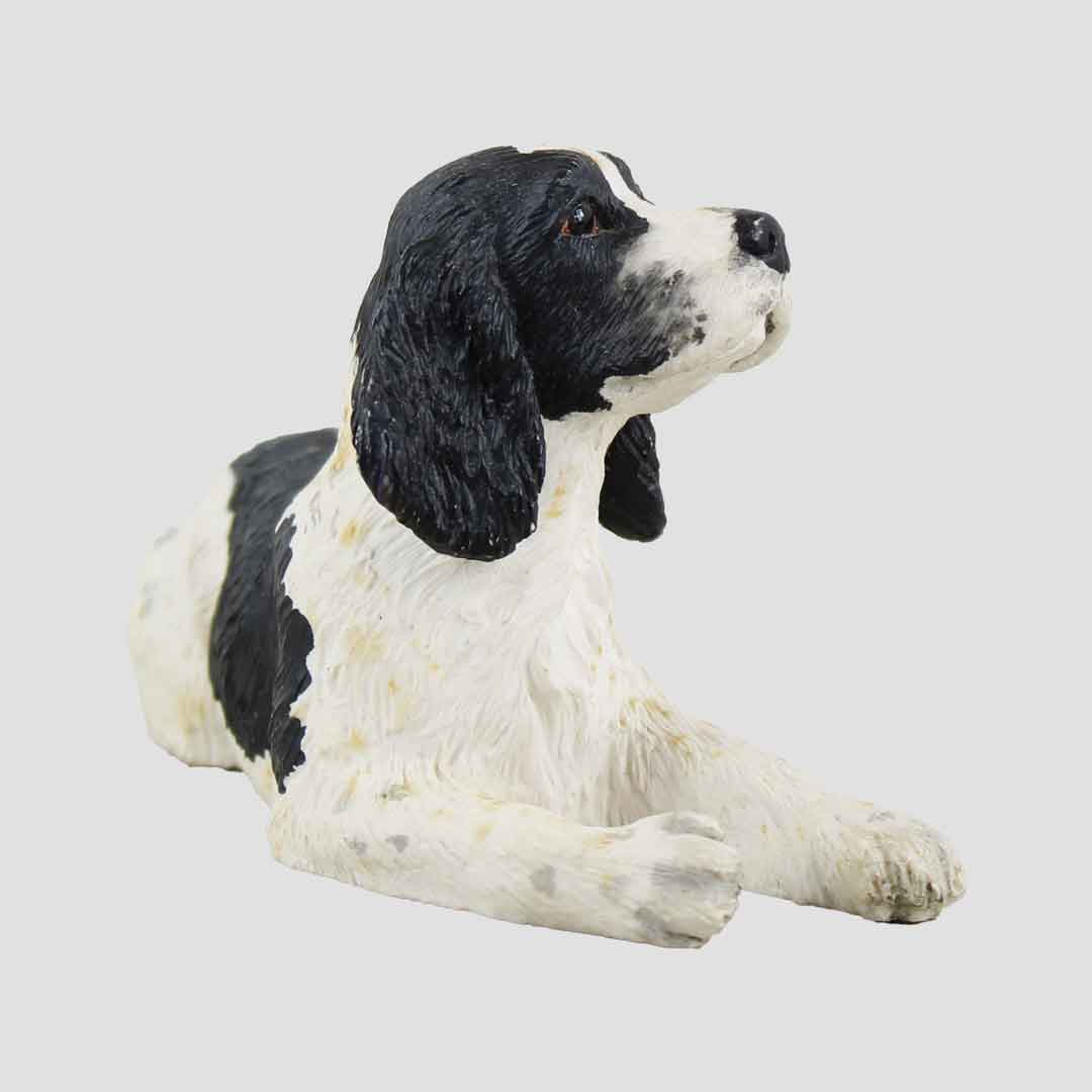 English Springer Spaniel Pup Lying Border Fine Arts