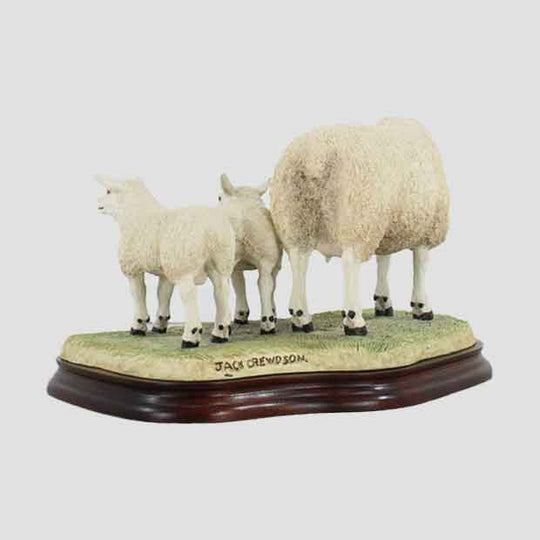 Texel Ewe and Lambs Border Fine Arts