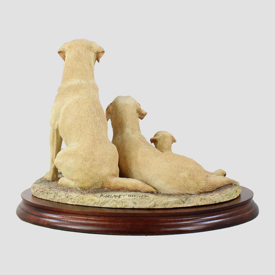 Labrador Family (Yellow) Border Fine Arts Dogs