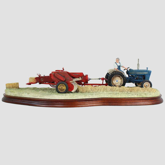 Hay Bailing Border Fine Arts Tractor