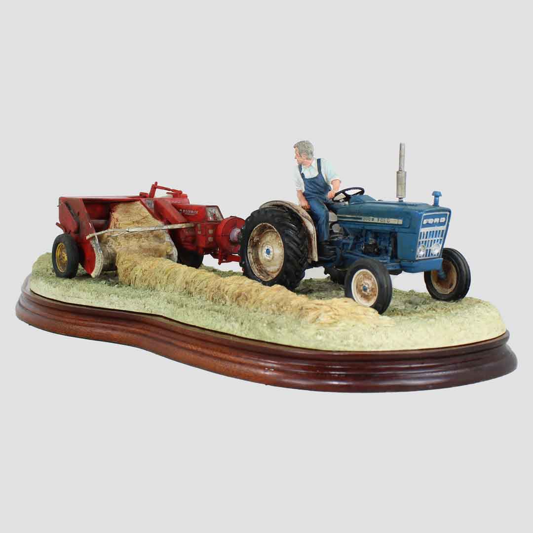 Hay Bailing Border Fine Arts Tractor