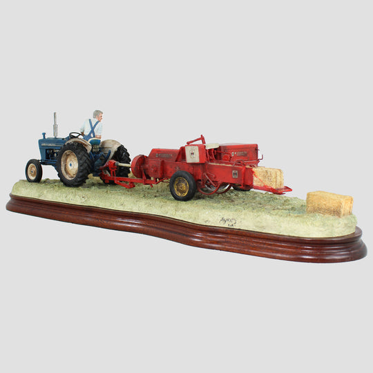 Hay Bailing Border Fine Arts Tractor