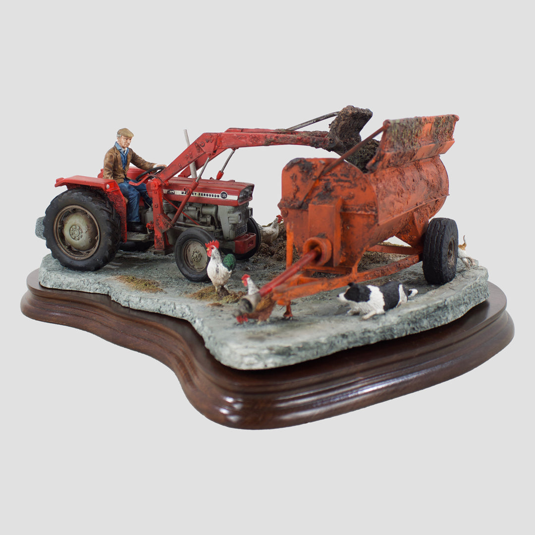 Where There's Muck There's Money Border Fine Arts Tractor