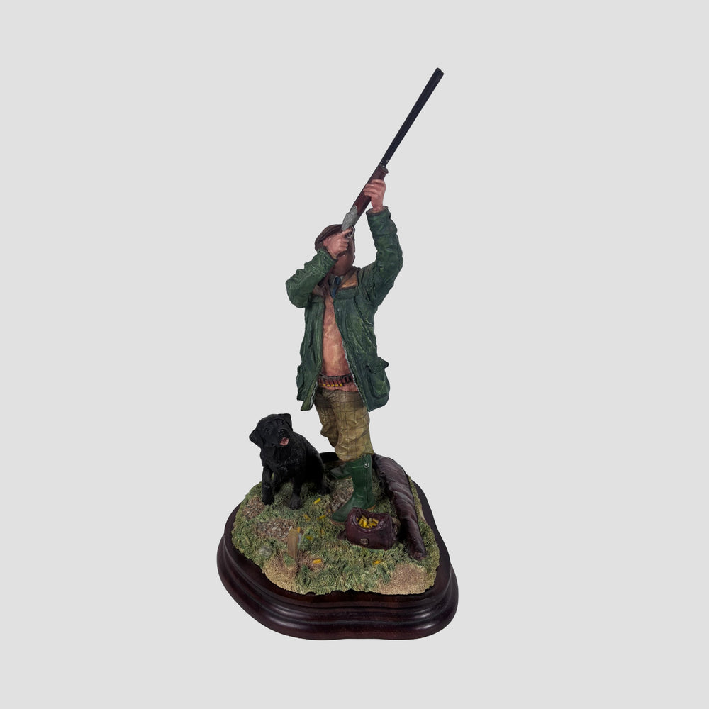 The Crosser Black Labrador Border Fine Arts Limited Edition Gundog Model