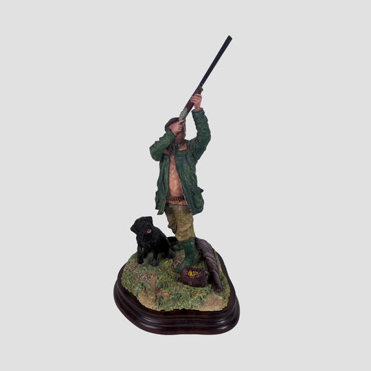 The Crosser Black Labrador Border Fine Arts Limited Edition Gundog Model