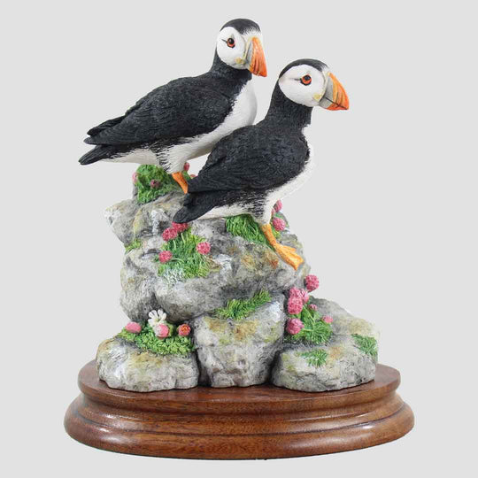 Puffins Border Fine Arts Birds