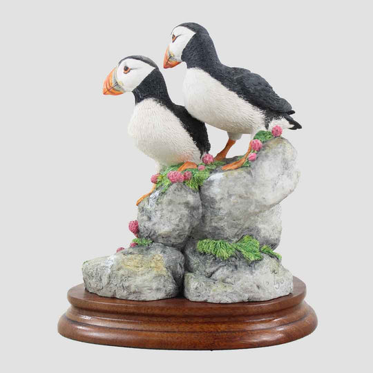 Puffins Border Fine Arts Birds