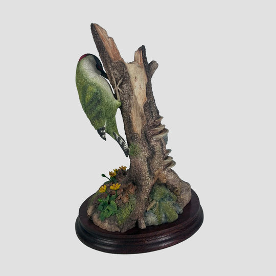 Noisy Neighbours Border Fine Arts Woodpeckers Bird Limited Edition Model