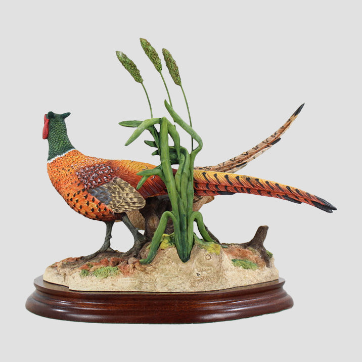 Stepping Out Border Fine Arts Pheasant Model Original Box and Certificate