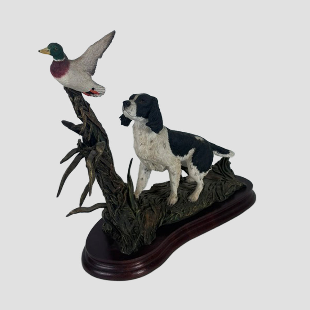 Flushed Border Fine Arts Spaniel Dog Border Fine Arts Gundog Model