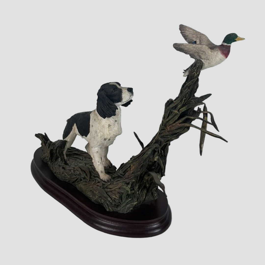 Flushed Border Fine Arts Spaniel Dog Border Fine Arts Gundog Model