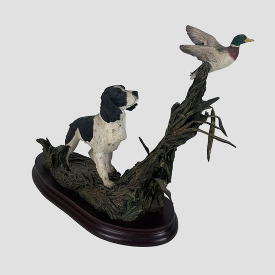 Flushed Border Fine Arts Spaniel Dog Border Fine Arts Gundog Model