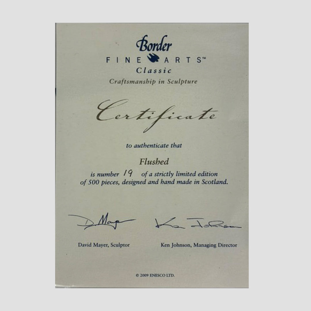 Flushed Border Fine Arts Spaniel Dog Border Fine Arts Gundog Model