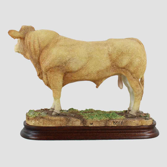 Blonde D'aquitaine Bull Border Fine Arts Model