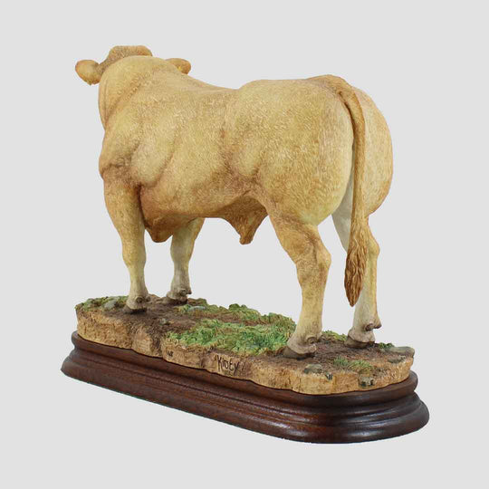 Blonde D'aquitaine Bull Border Fine Arts Model