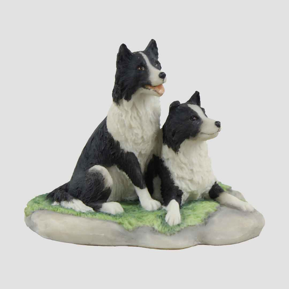 Border Collie Pair Border Fine Arts