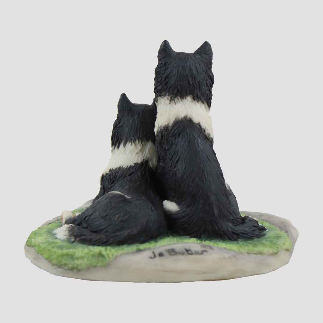 Border Collie Pair Border Fine Arts