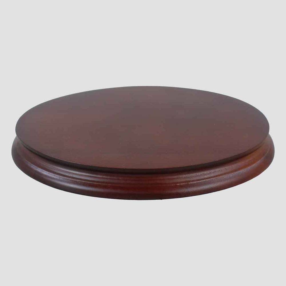 Oval Plinth 13x21 Brown