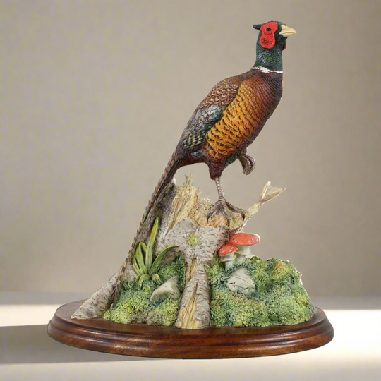 Woodland Majesty Border Fine Arts Pheasant