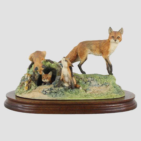 Fox And Family Border Fine Arts