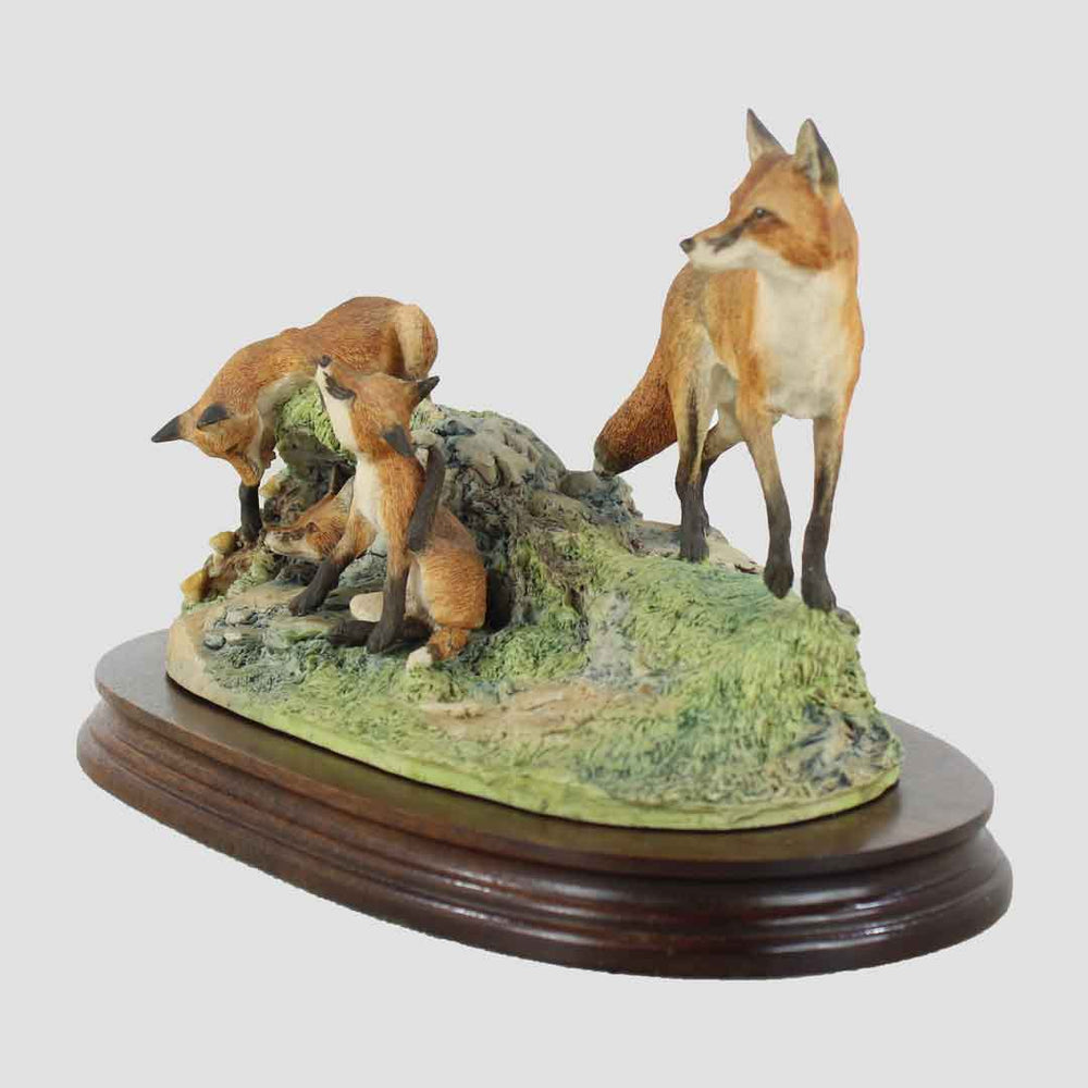 Fox And Family Border Fine Arts