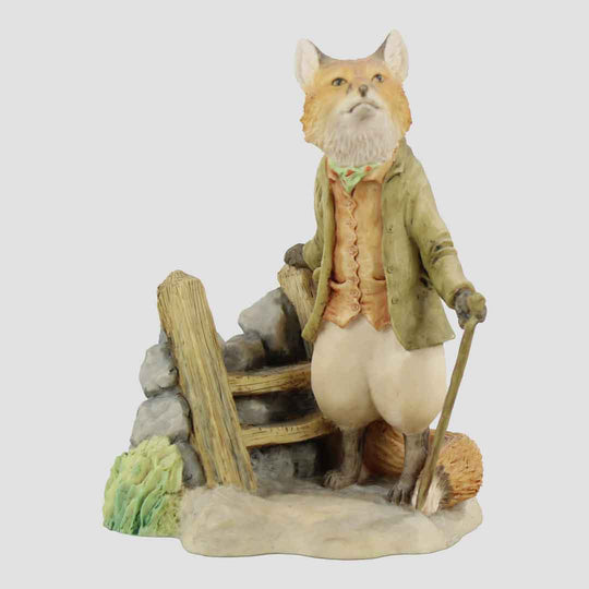 Foxy Whiskered Gentleman Border Fine Arts