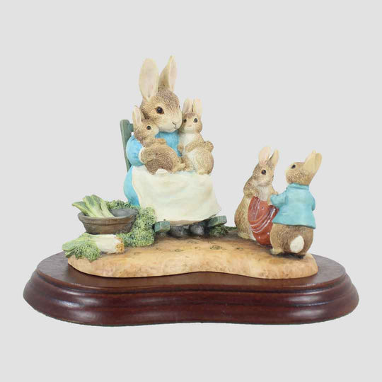 Beatrix Potter Mrs Rabbit And Children Border Fine Arts