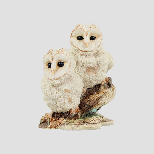 Watching And Waiting Owlets Border Fine Arts