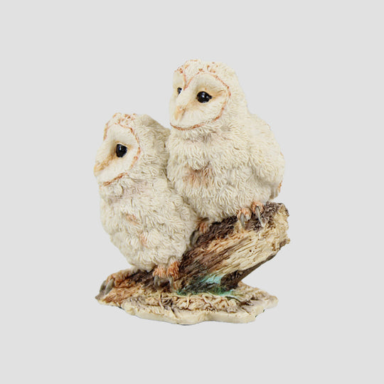 Watching And Waiting Owlets Border Fine Arts