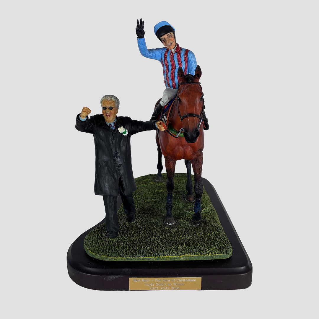 Best Mate The Hero of Cheltenham Country Artists Race Horse Model