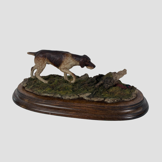 Pointer Hunting Pheasant Model by Country Artist