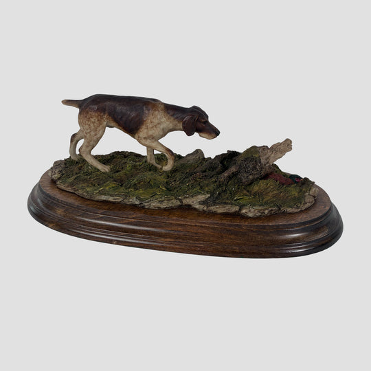 Pointer Hunting Pheasant Model by Country Artist