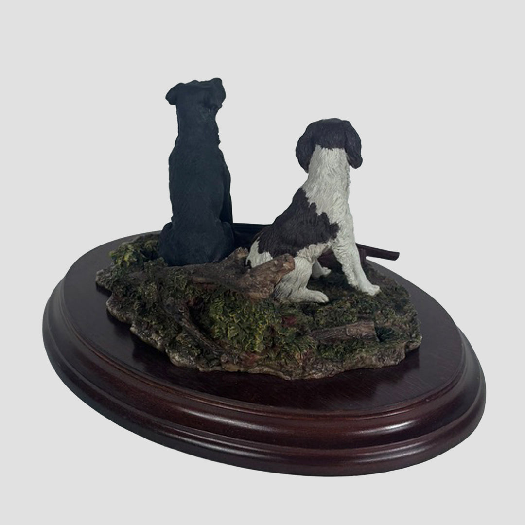 Springer and Labrador Country Artists Gun Dog Model