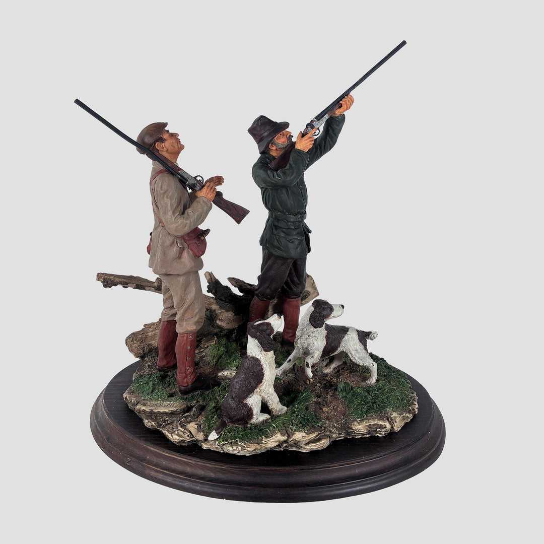 Shooting with Spaniel Country Artists Model Gundog Model